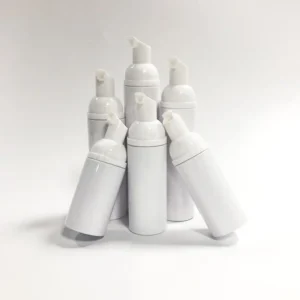 30ml 60ml 100ML White pump white lid Plastic Foam Bottle Empty Shampoo Container